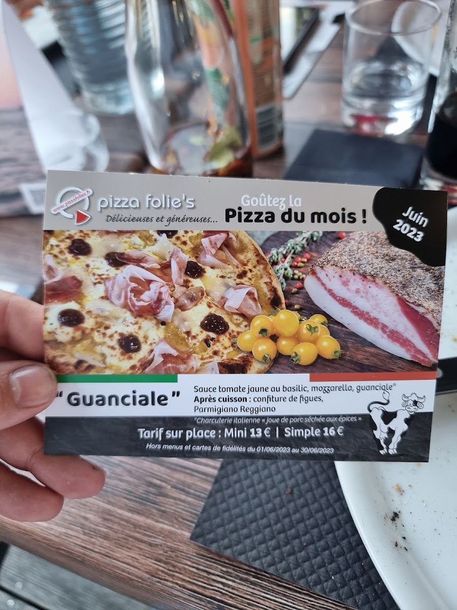 Menu Pizza Folie's 25420-3